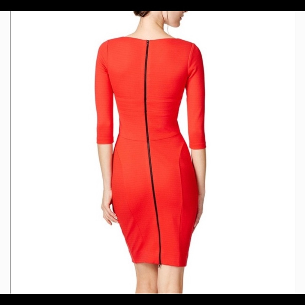 Narciso Rodriguez Angela Sheath Red Cocktail dress